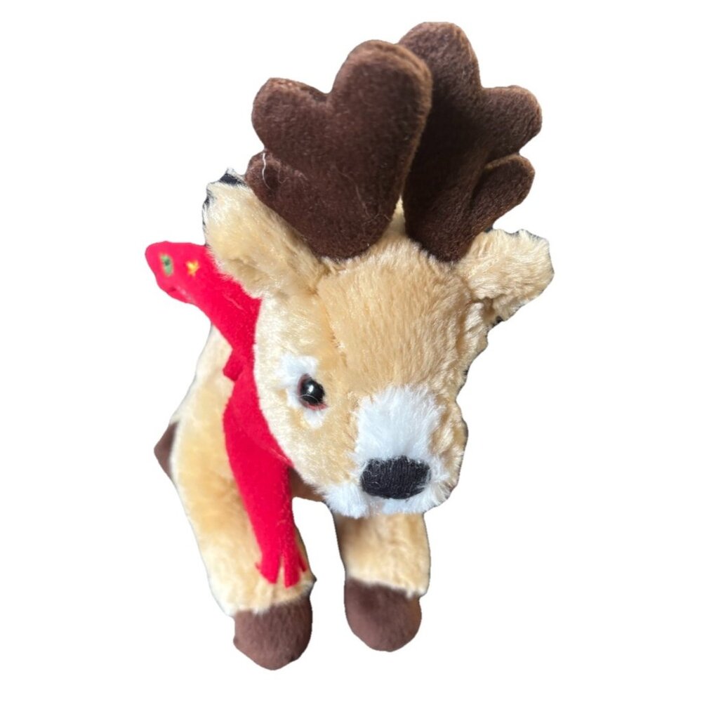 Lindt Gund Reindeer Plush Christmas Holiday Stuffed Toy Deer 7" Vintage